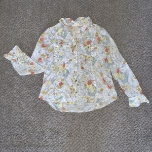 Anthropologie Relaxed Fit Button Down Shirt